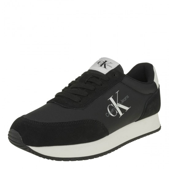 2000459701 Ανδρικό αθλητικό sneakers ck δετό μαύρο/λευκό