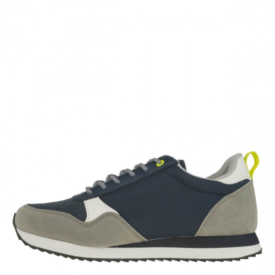 2000460601 Ανδρικό αθλητικό sneakers δετό μπλέ/γκρί/λευκό