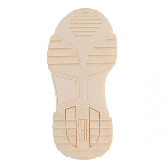 2000463101 Γυναικείο αθλητικό sneakers δετό μπέζ/ρόζ