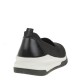 2000463801 Γυναικείο αθλητικό sneakers χωστό ελαστικό μαύρο/λευκό