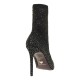 2000469701 Γυναικείο μποτάκι μυτερό στιλέτο κάλτσα στράς μαύρο
