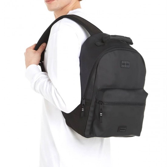 2000475101 Ανδρική τσάντα πλάτης backpack μαύρη