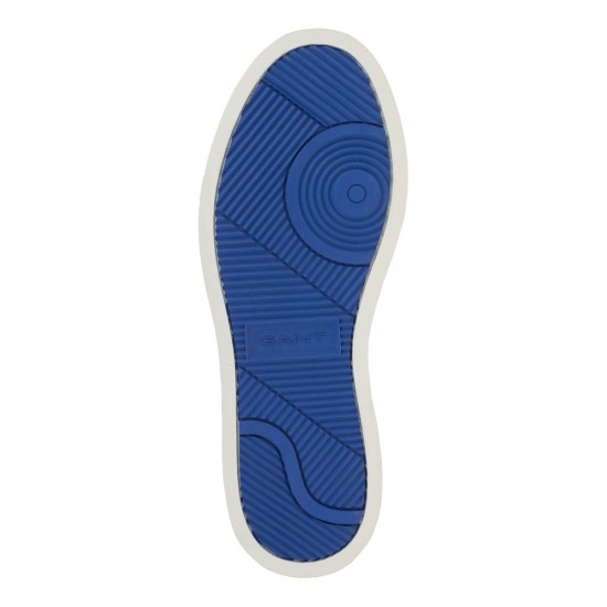 2000472402 Ανδρικό αθλητικό sneakers δετό δέρμα μαύρο/λευκό