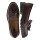 2000482301 Γυναικείο loafers mocassins χωστό μπορντώ