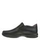 2000486301 Ανδρικό παντοφλέ cazual comfort δέρμα μαύρο