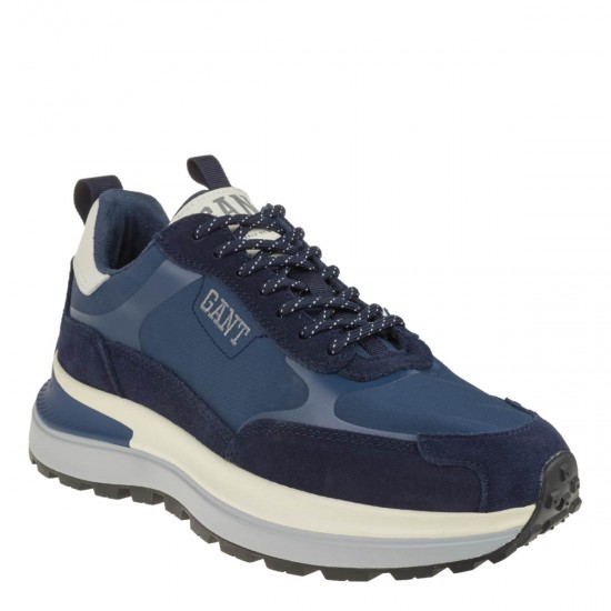 2000494701 Ανδρικό αθλητικό sneakers δετό μπλέ