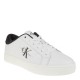 2000499501 Ανδρικό αθλητικό sneakers ck δετό λευκό/μαύρο