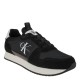 2000504501Ανδρικό αθλητικό ck sneakers δετό μαύρο/λευκό