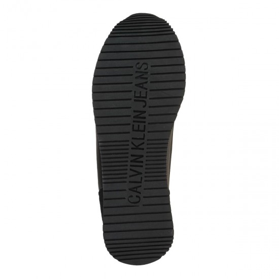2000504501Ανδρικό αθλητικό ck sneakers δετό μαύρο/λευκό
