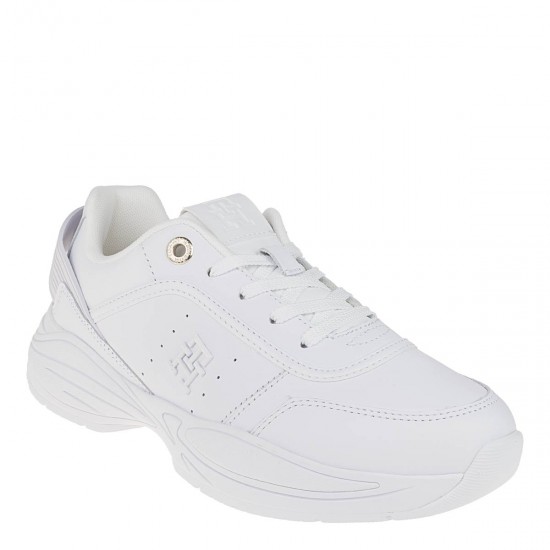 2000505101 Γυναικείο αθλητικό sneakers δετό λευκό