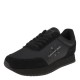 2000508801 Γυναικείο αθλητικό ck sneakers δετό υφάσμα μαύρο/μαύρο
