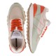 2000512101 Γυναικείο αθλητικό sneakers δετό μπέζ/πορτοκαλί