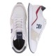 2000515401 Ανδρικό αθλητικό sneakers  δετό λευκό/μπλέ