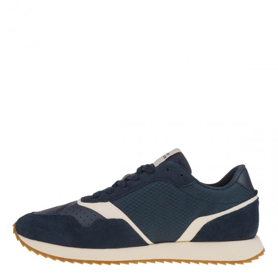 2000516401 Ανδρικό αθλητικό sneakers δετό μπλέ