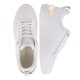 2000516501 Γυναικείο αθλητικό sneakers δετό λευκό/πλατίνα