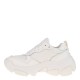 2000516601 Γυναικείο αθλητικό runner sneakers δετό λευκό