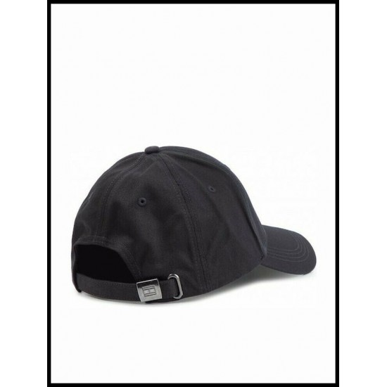 2000517101 Unisex καπέλο Jockey canvas πανί th μαύρο