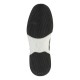 2000518001 Γυναικείο αθλητικό cazual comfort δετό δέρμα μαύρο/λευκό