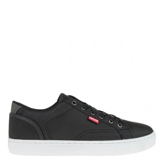 2000521604 Ανδρικό αθλητικό sneakers comfort δετό μαύρο/λευκό