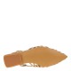 2000525201 Γυναικεία μπαλαρίνα ξώφτερνη φλάτ λουριά στράς/κλίντερ πλατίνα