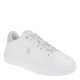 2000526801 Ανδρικό αθλητικό sneakers δετό μάτ λευκό
