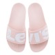 2000531302 Γυναικεία σαγιονάρα slide φάσα Levis λάστιχο ρόζ/λευκό