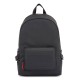 2000535001 Ανδρική τσάντα πλάτης backpack οικολογικό δέρμα μάτ μαύρο