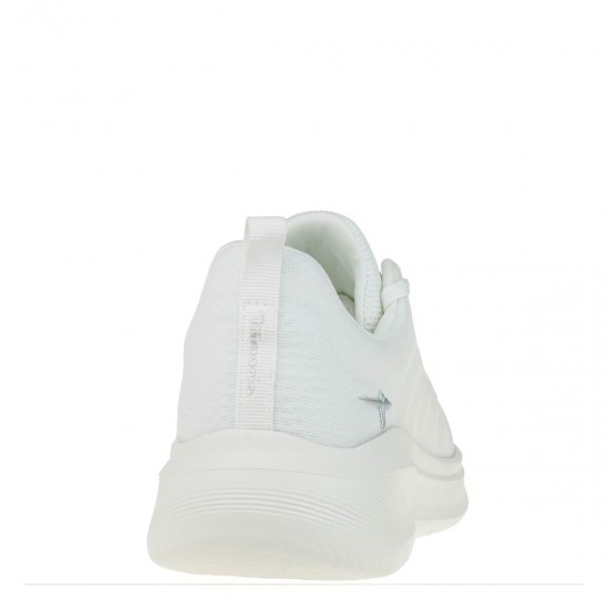2000538702 Γυναικείο αθλητικό tamaris comfort sneakers lait δετό λευκό/λευκό