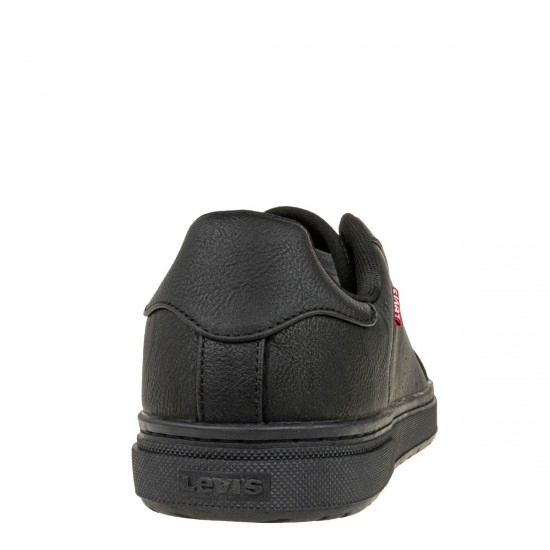 2000542904 Ανδρικό αθλητικό sneakers δετό μαύρο/μαύρο