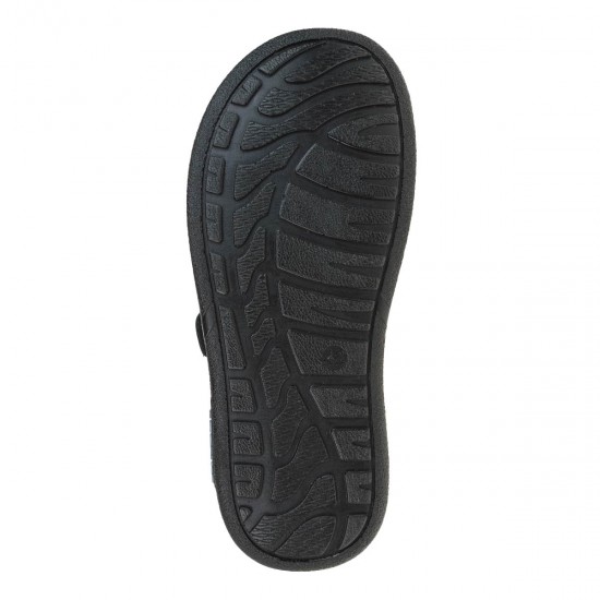 2000551601 Ανδρικό σανδάλι τσόκαρο comfort τοκάδες μαύρο