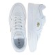 2000555201 Γυναικείο αθλητικό lacoste sneakers δετό δέρμα λευκό