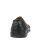 2000557601 Ανδρικό ραφτό παντοφλέ boxer comfort δέρμα μαύρο