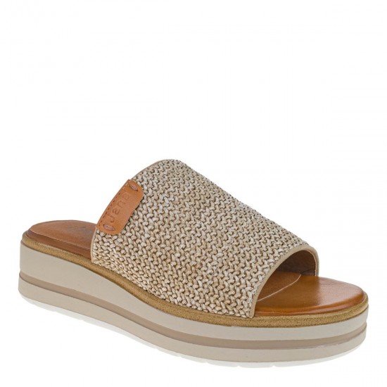 2000566501 Γυναικεία flatforms sandals δίπατο jana softline φάσα μπέζ