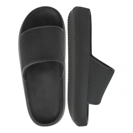 2000566701 Ανδρική σαγιονάρα slide eva φάσα comfort μαύρη