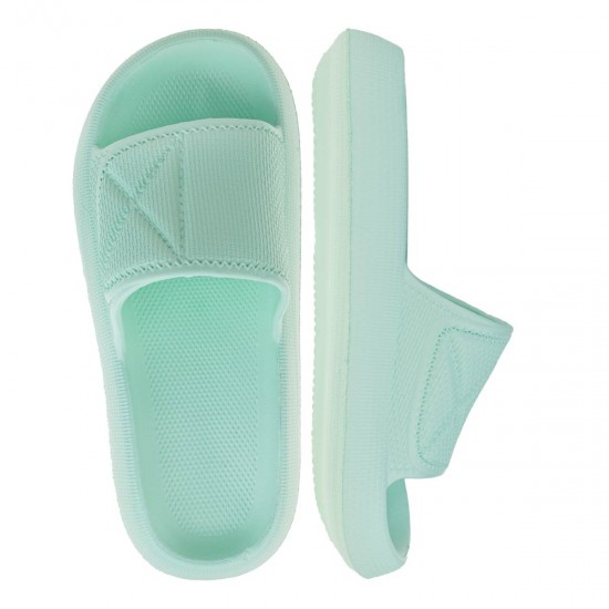 2000566804  Γυναικεία σαγιονάρα δίπατη comfort eva slide φάσα πετρόλ(μέντα)