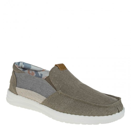 2000567401 Ανδρικό παντοφλέ boxer comfort ύφασμα πούρο