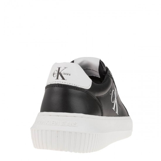 2000569102 Γυναικείο αθλητικό calvin klein jeans sneakers ck δετό μαύρο/λευκό