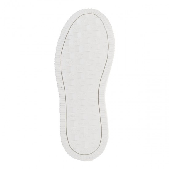2000569103 Γυναικείο αθλητικό calvin klein jeans sneakers ck δετό λευκό