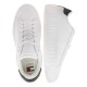 2000569702 Ανδρικό αθλητικό tommy hilfiger jeans sneakers δετό λευκό/μαύρο