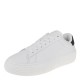2000569702 Ανδρικό αθλητικό tommy hilfiger jeans sneakers δετό λευκό/μαύρο