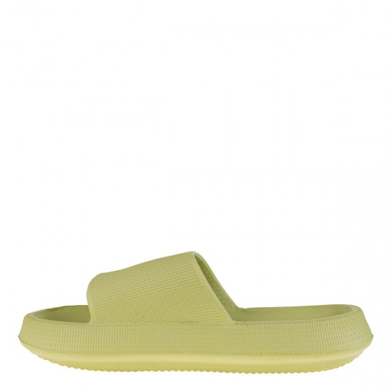 2000572703 Γυναικεία σαγιονάρα δίπατη comfort eva slide φάσα λαχανί
