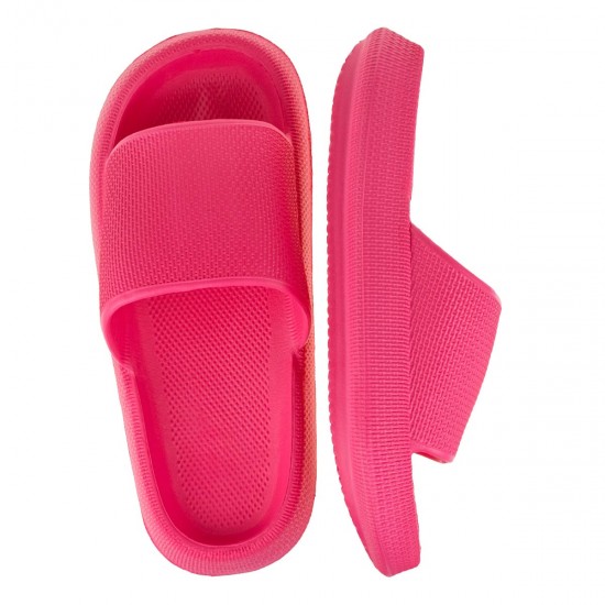 2000572704 Γυναικεία σαγιονάρα δίπατη comfort eva slide φάσα φούξια