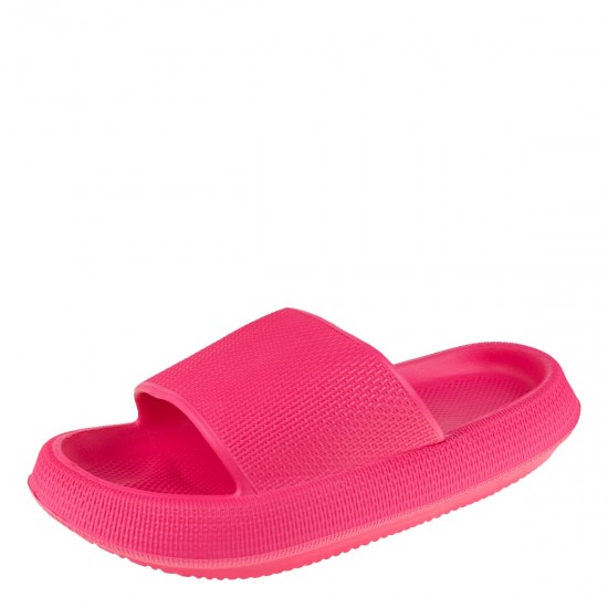 2000572704 Γυναικεία σαγιονάρα δίπατη comfort eva slide φάσα φούξια