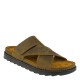 2000573001 Ανδρικό τσόκαρο παντόφλα bella x-feet comfort nabuk καφέ