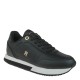 2000572101 Γυναικείο αθλητικό tommy hilfiger sneakers δετό μαύρο/λευκό