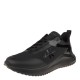 2000574302 Ανδρικό αθλητικό calvin klein jeans sneakers υφασμα δετό μαύρο/μαύρο