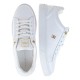 2000575802 Γυναικείο αθλητικό tommy hilfige sneakers δετό λευκό