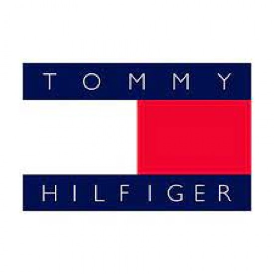 2000576201 Ανδρικό αθλητικό tommy hilfiger jeans sneakers υφασμα μπλέ