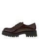 2000585102 Γυναικείο loafers mocassins tamaris δετό φλωρεντίκ μπορντώ