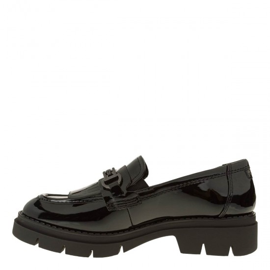 2000587301 Γυναικείο μοκασίνι tamaris loafers λοστρίνι μαύρο